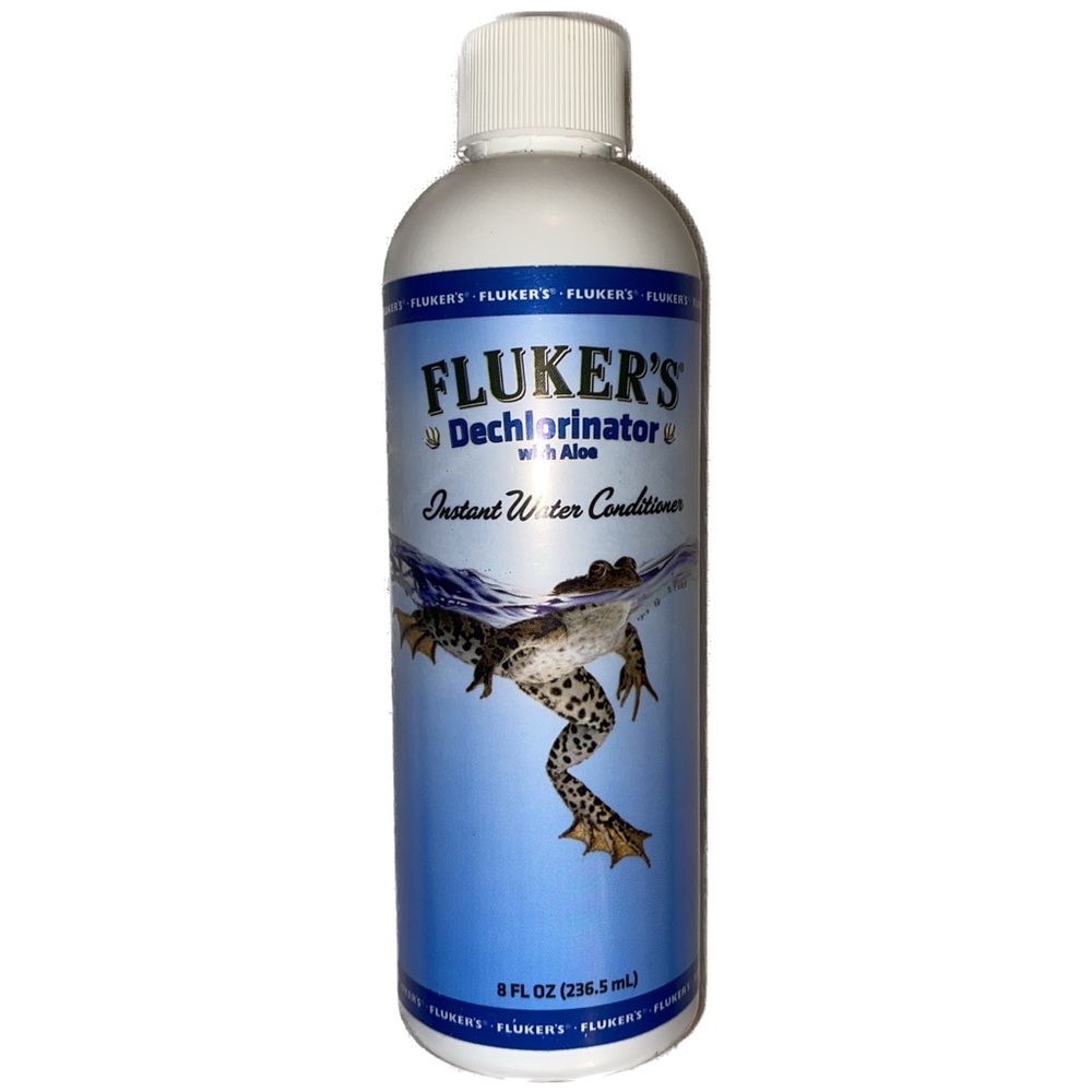 Fluker's Aloe Dechlorinator Instant Reptile Water Conditioner Cleaner, 8 fl oz